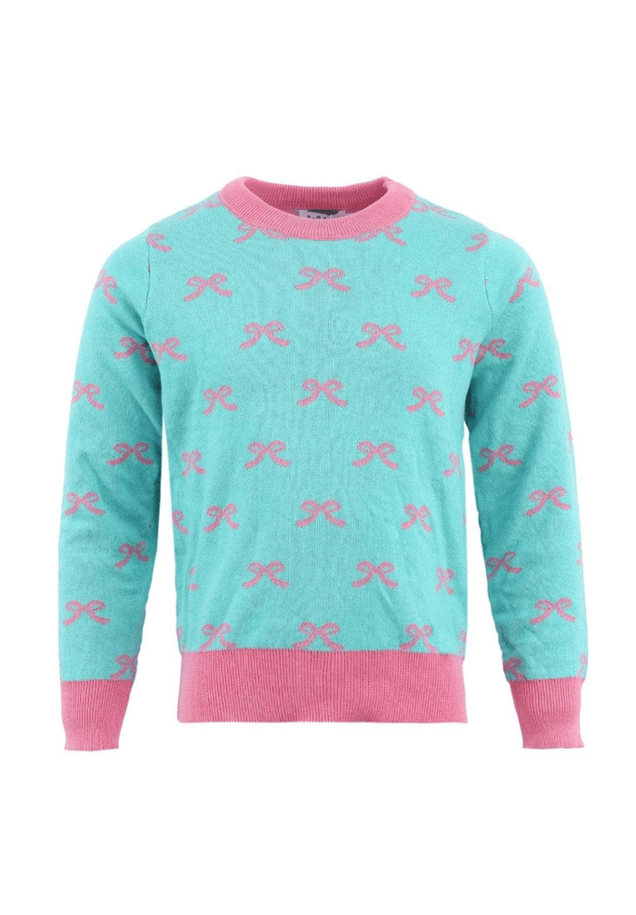 Lola + The Boys Sweaters & Sweatshirts Cute Bows Sweatshirt
