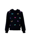 Lola + The Boys Sweaters & Sweatshirts Gem Butterfly Hoodie