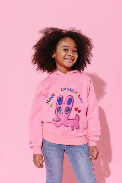 Lola + The Boys Sweaters & Sweatshirts Have A Lovely Day Hoodie