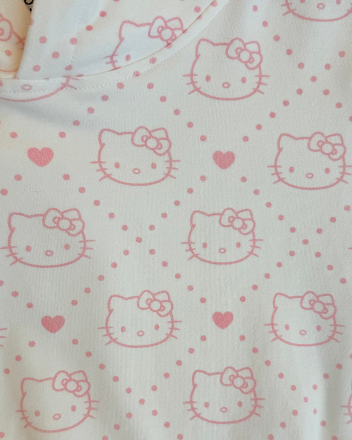 Lola + The Boys Sweaters & Sweatshirts Hello Kitty Love Bubble Hoodie Dress