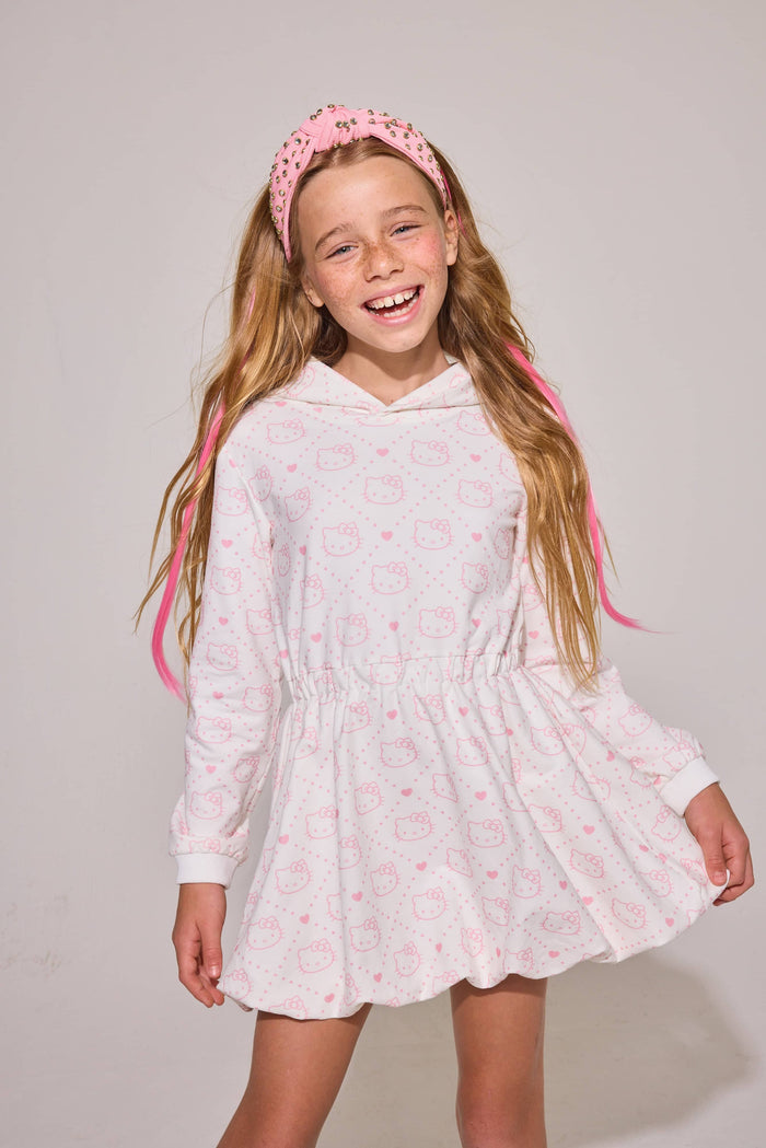Lola + The Boys Sweaters & Sweatshirts Hello Kitty Love Bubble Hoodie