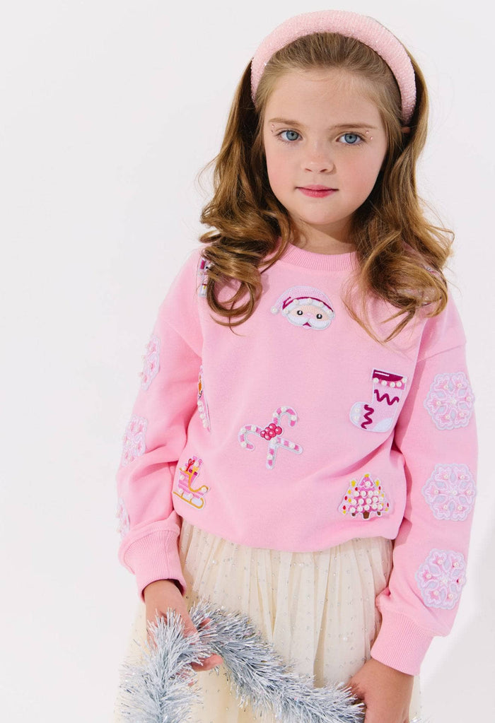 Lola + The Boys Sweaters & Sweatshirts Holiday Christmas Sweatshirt