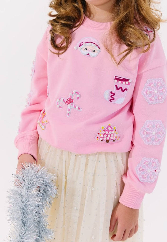 Lola + The Boys Sweaters & Sweatshirts Holiday Christmas Sweatshirt