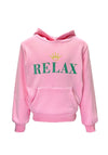 Lola + The Boys Sweaters & Sweatshirts Pink Relax Hoodie
