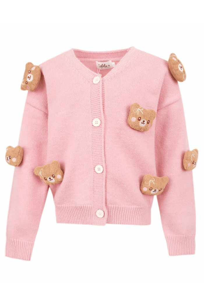 Lola + The Boys Sweaters & Sweatshirts 2 Plush Beary Cute  Cardigan