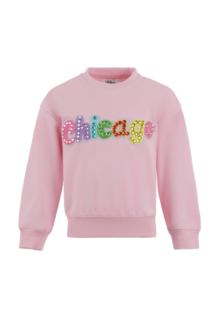 Lola + The Boys Sweaters & Sweatshirts Rainbow Gems Chicago Sweatshirt