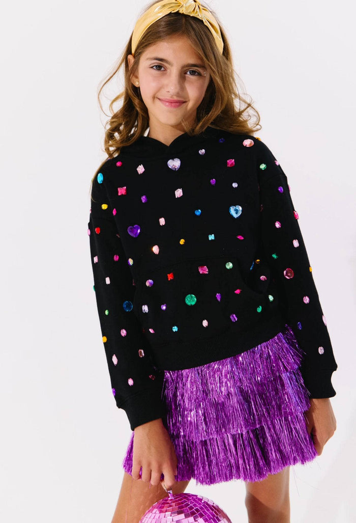Lola + The Boys Sweaters & Sweatshirts Rainbow Gems Hoodie