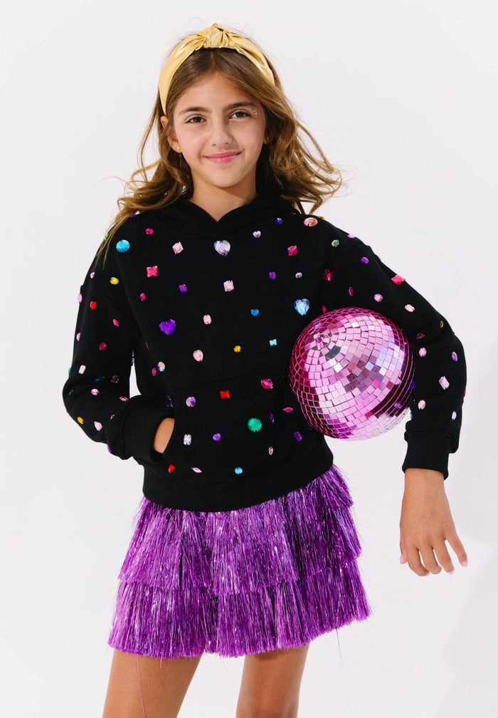 Lola + The Boys Sweaters & Sweatshirts Rainbow Gems Hoodie
