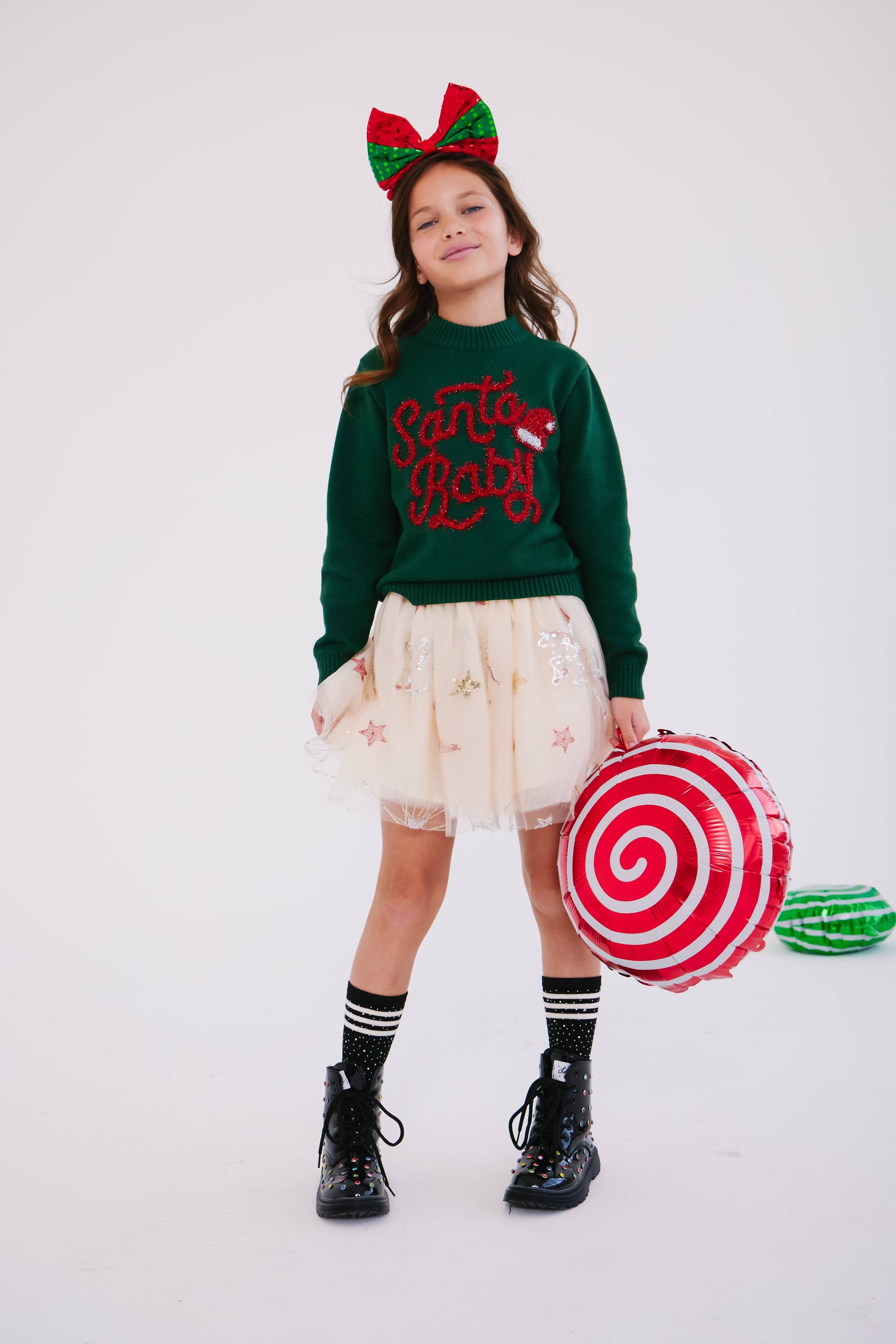 Little girl christmas on sale sweaters