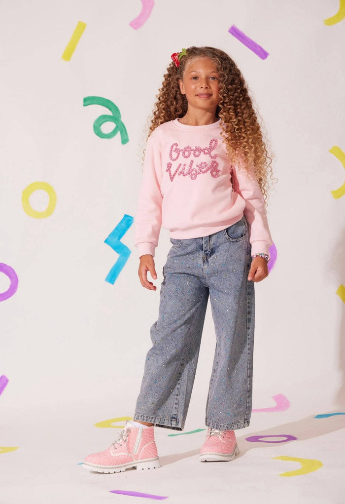 exclude-new-arriv Sweaters & Sweatshirts Sparkling Good Vibes Sweatshirt