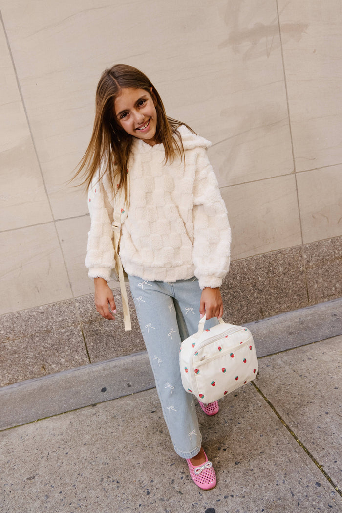 Lola + The Boys Sweaters & Sweatshirts Super Soft Checker Hoodie