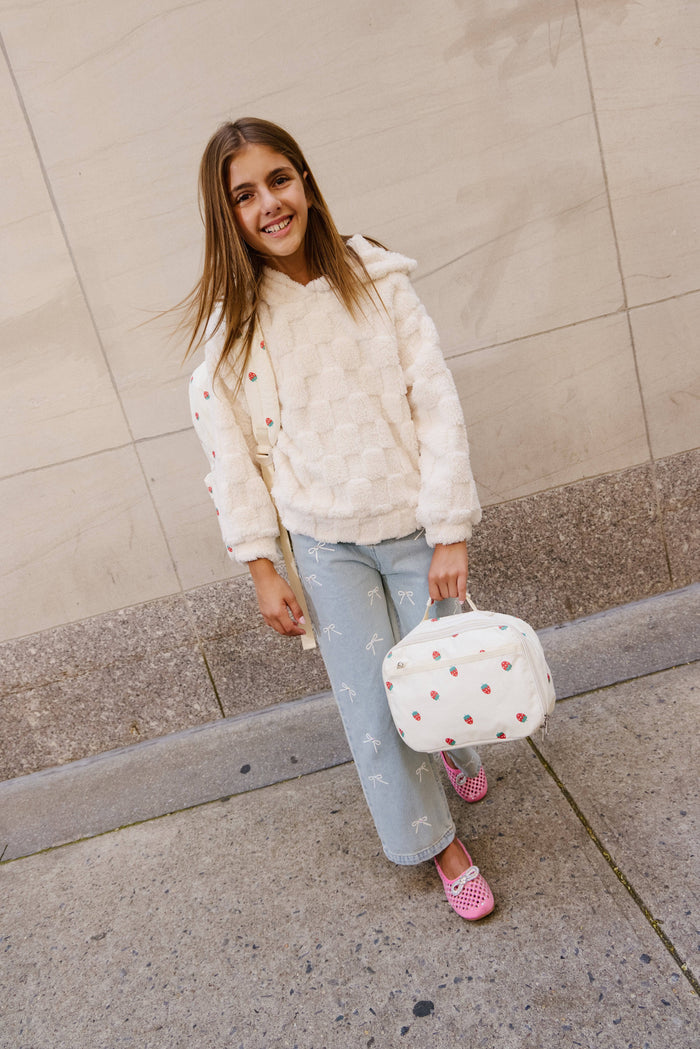 Lola + The Boys Sweaters & Sweatshirts Super Soft Checker Hoodie