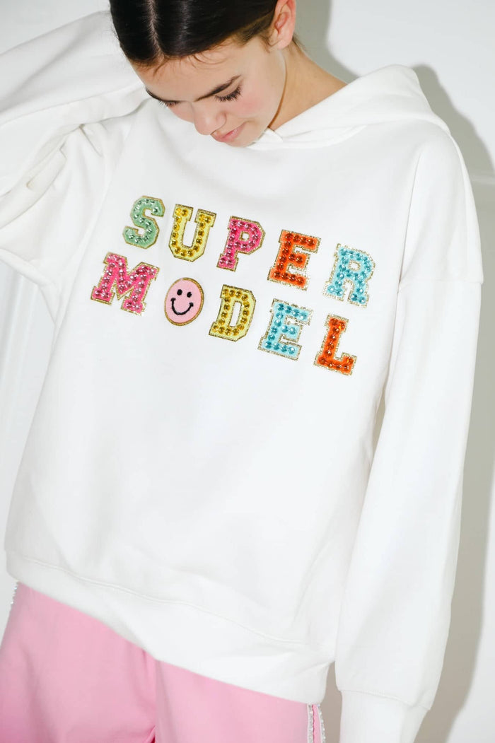 lola-bethenny Sweaters & Sweatshirts Supermodel Gems Hoodie