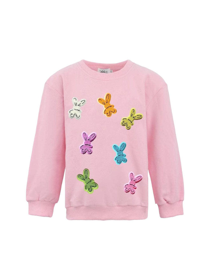 Lola + The Boys Sweaters & Sweatshirts Sweet Bunny Patch Sweatshirt