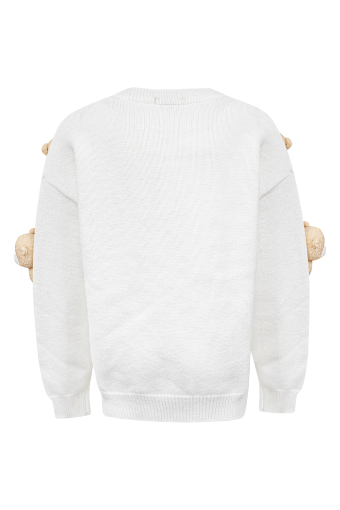 Lola + The Boys Sweaters & Sweatshirts Teddy Bear Love Cardigan