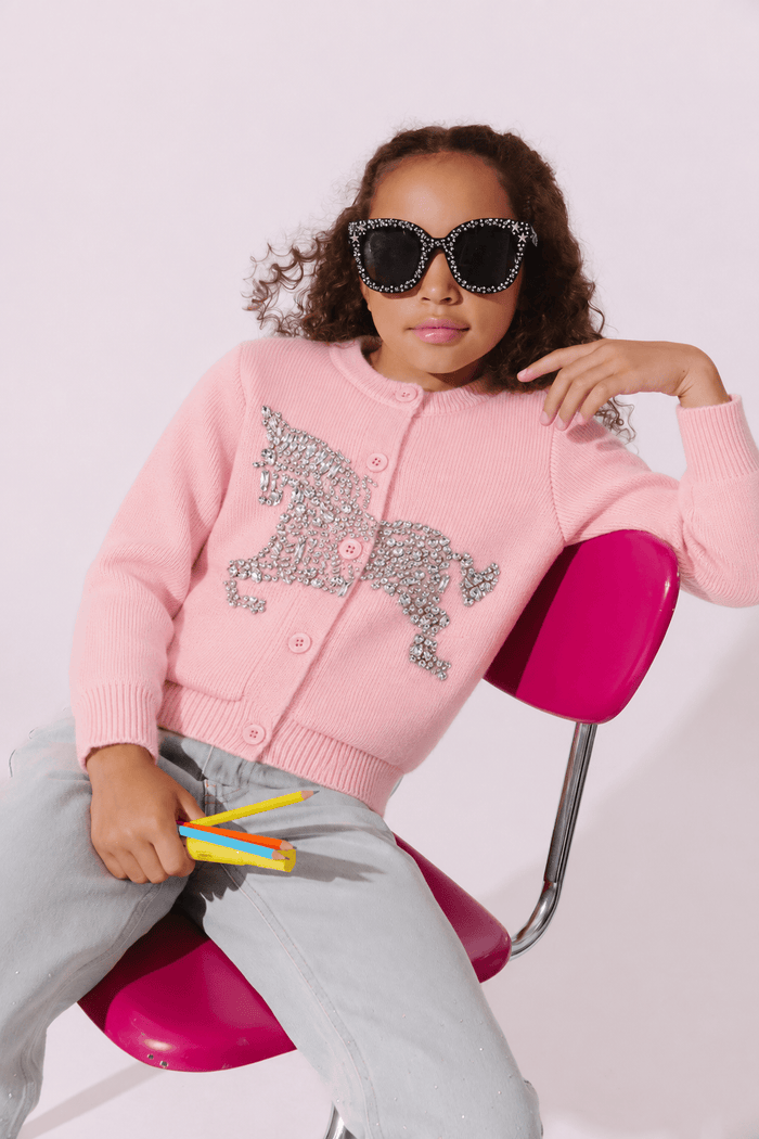 exclude-new-arriv Sweaters & Sweatshirts 2 Unicorn Gem Cardigan