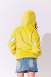 Lola + The Boys Sweaters & Sweatshirts Yellow Stars Fuzzy Jacket
