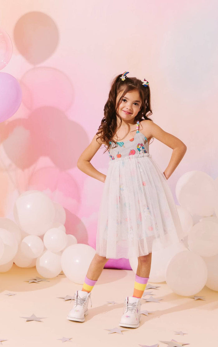 Lola + The Boys Sweet Candy Summer Pony Dress