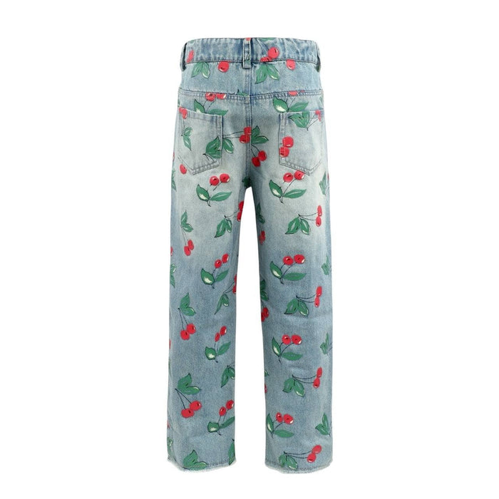 Lola + The Boys Sweet Cherry Denim Jeans
