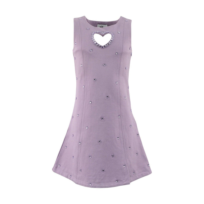 Lola + The Boys Sweetheart Crystal Heart Dress