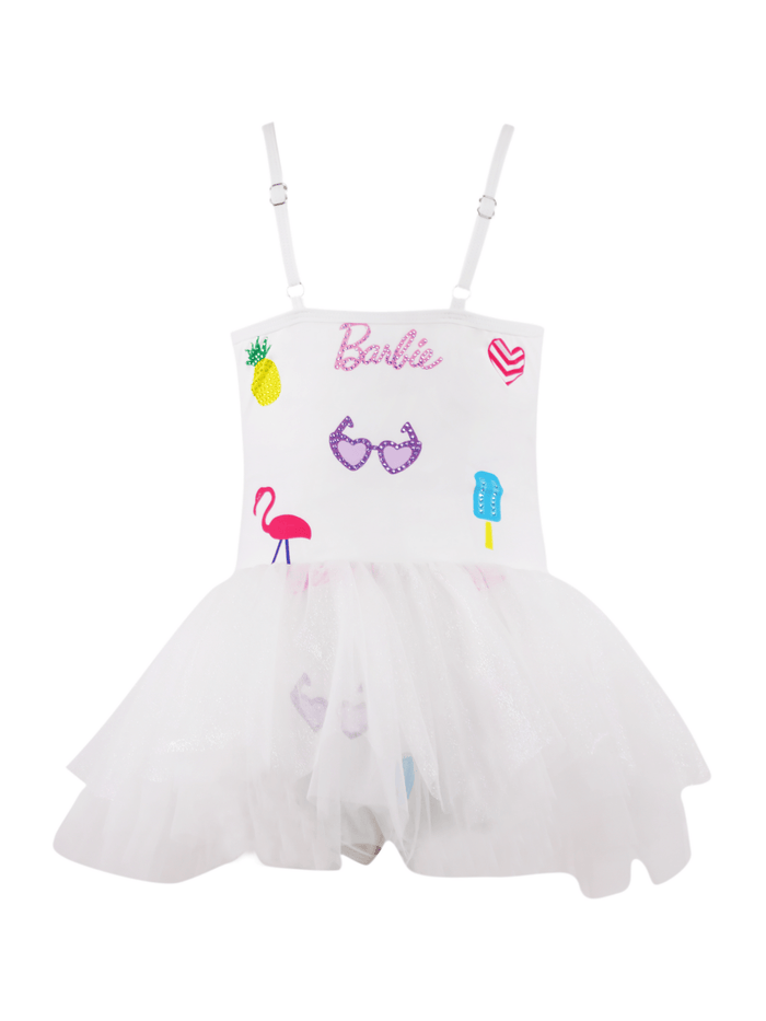 Lola + The Boys Swimwear Barbie™ Summer Love Tutu Swimsuit