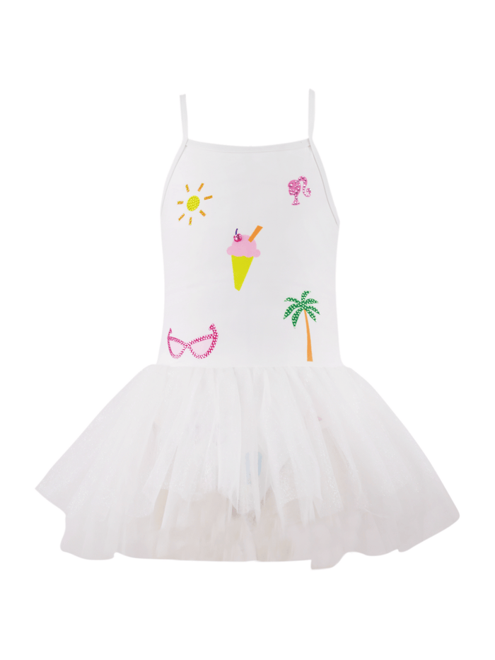 Lola + The Boys Swimwear Barbie™ Summer Love Tutu Swimsuit