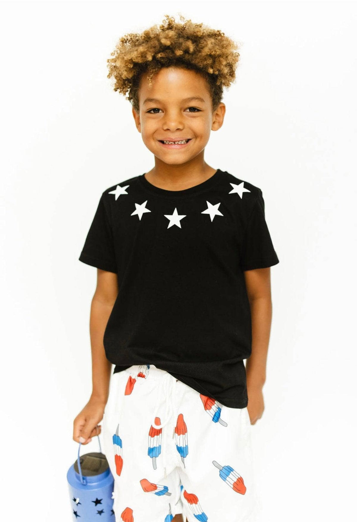 Boys Bomb Pop Swim Shorts | Lola and the Boys