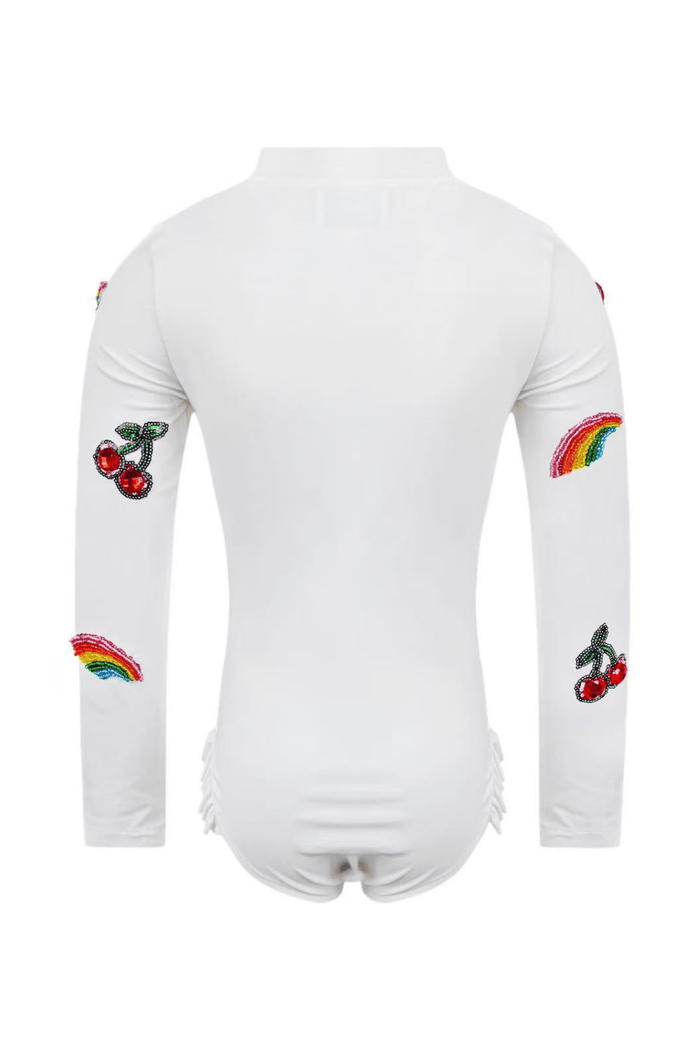 Lola and The Boys Swimwear Cherry Rainbow Rashguard