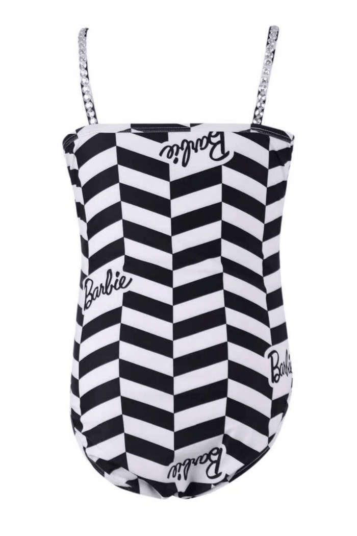 Lola + The Boys Swimwear Classic Barbie™ Sequin Swimsuit
