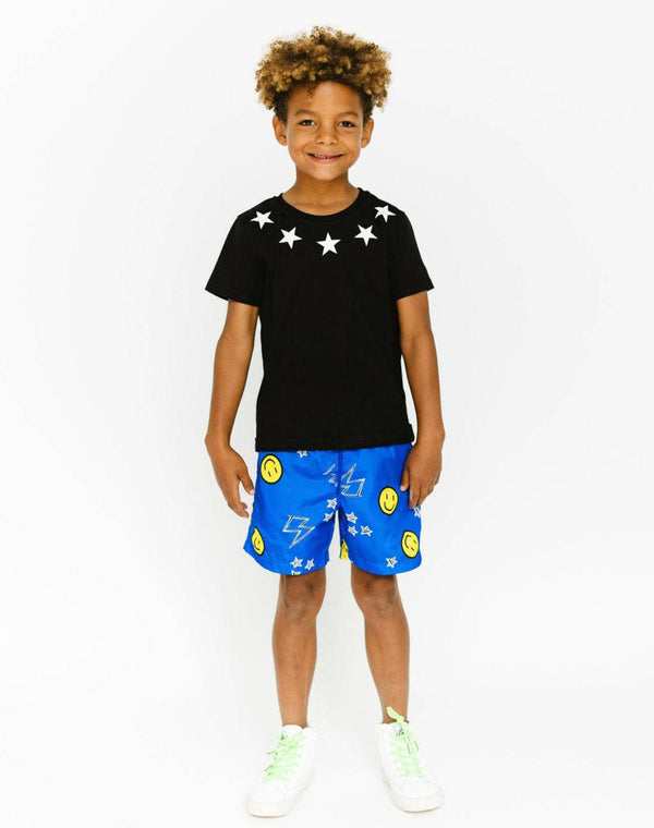 Boys Alien Doodle Swim Shorts | Lola and The Boys