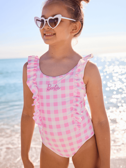 Lola + The Boys Swimwear 4 Cutie Barbie Ruffle Swimsuit