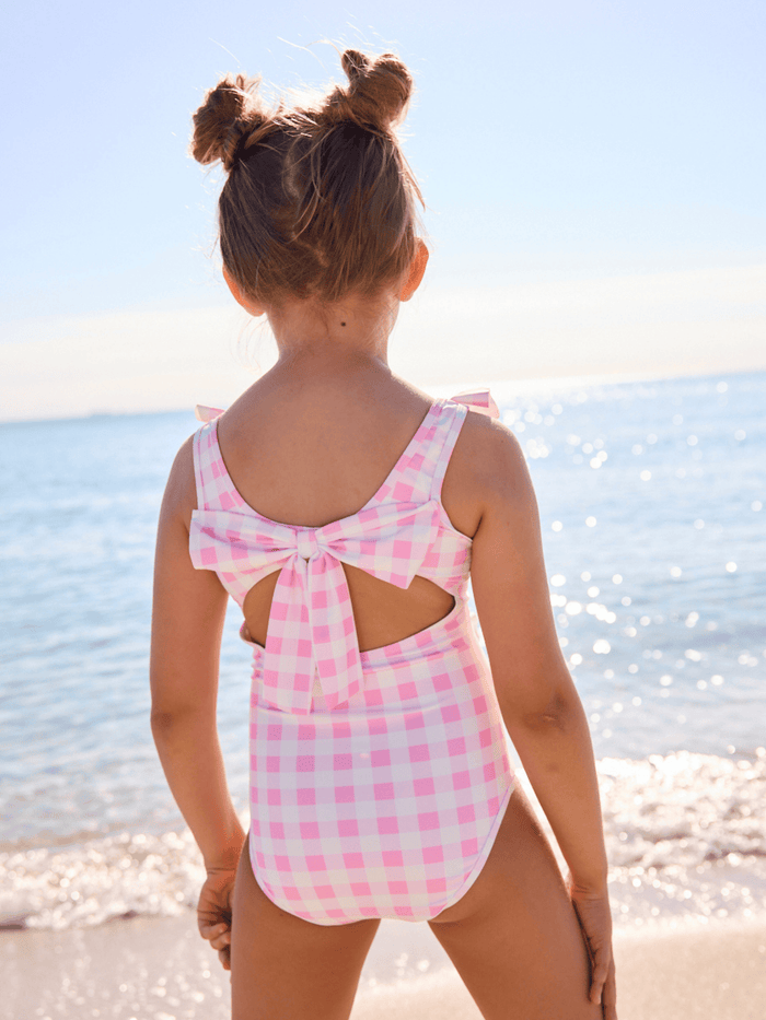 Lola + The Boys Swimwear Cutie Barbie Ruffle Swimsuit