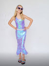 exclude-sale Swimwear Paillette Sparkle Lavender Swimsuit