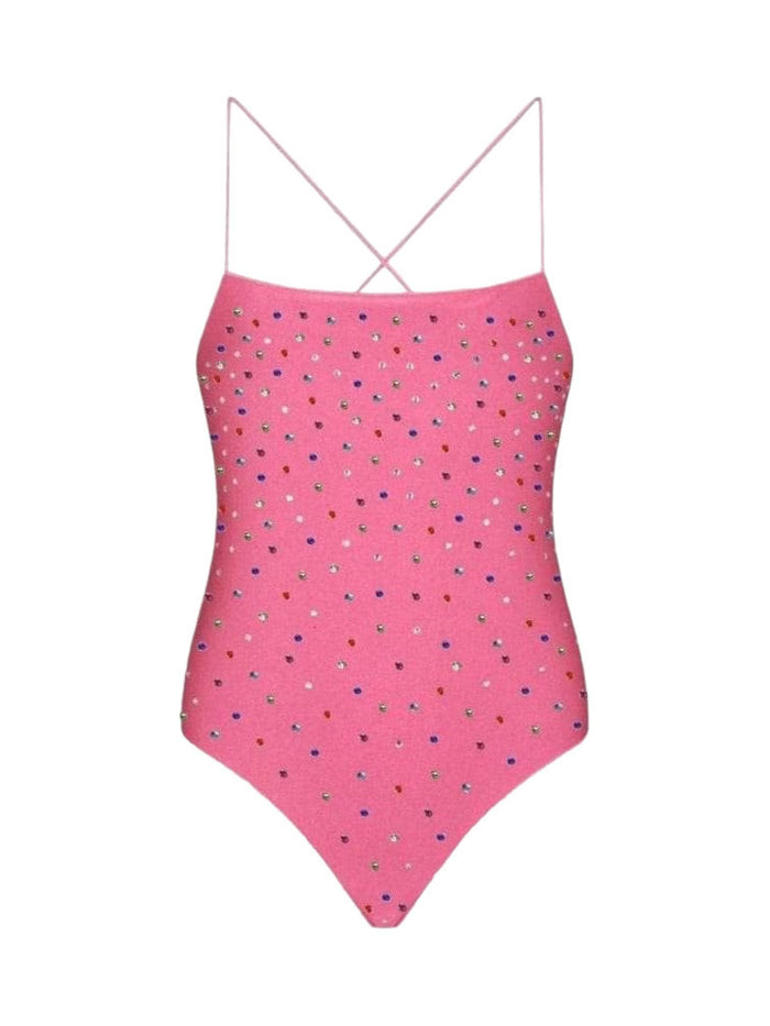 Lola + The Boys Swimwear Women's Crystal Rainbow Swim