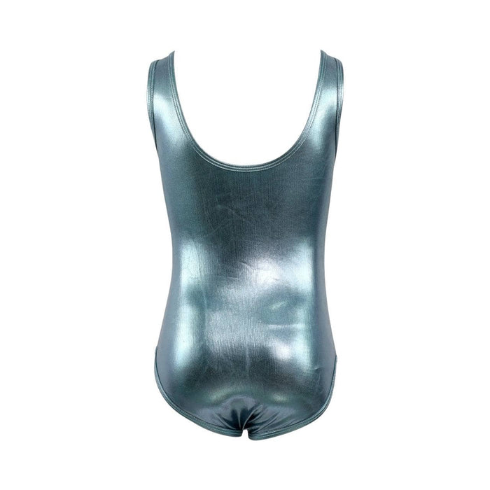 Lola + The Boys Teal Good Vibes Metallic Swimsuit