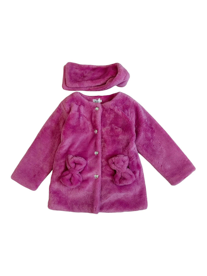 Lola + The Boys Teddy Bows Coat