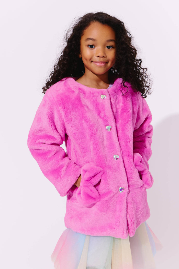 Lola + The Boys Teddy Bows Coat