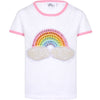 Lola + The Boys Tees Rainbow Pearl Patch T shirt