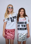 Lola + The Boys Tops A Lot Going On Sequin T-shirt