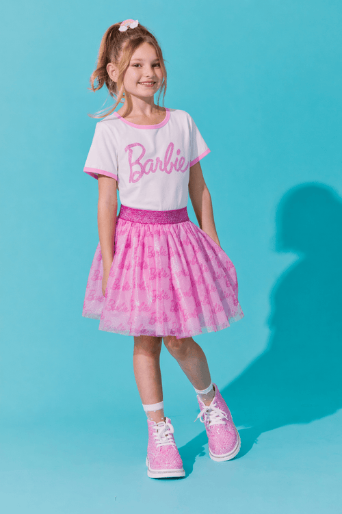 Lola + The Boys Tops Barbie™ Crystal Baby Tee