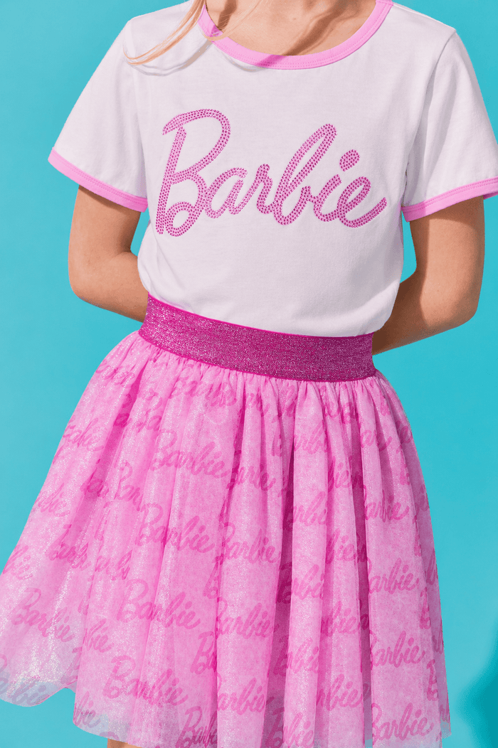 Lola + The Boys Tops Barbie™ Crystal Baby Tee