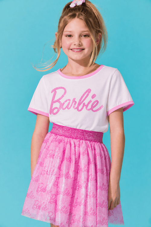 Lola + The Boys Tops Barbie™ Crystal Baby Tee