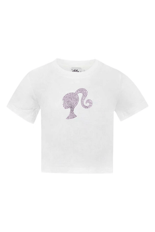 Lola + The Boys Tops Barbie™ Icon Crop Tee