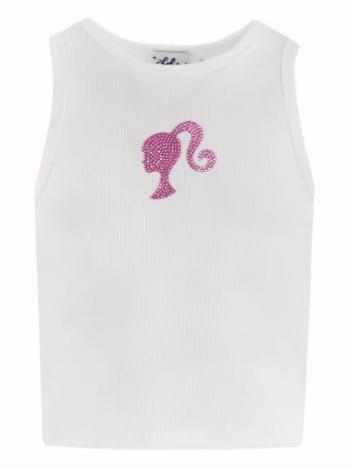 Lola + The Boys Tops Barbie™ Icon Crystal Tank