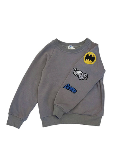 Lola + The Boys Tops Batman™ Grey Sweatshirt