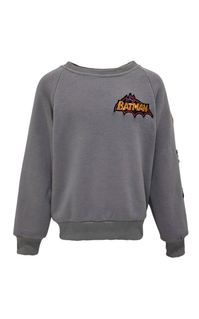 Lola + The Boys Tops 2 Batman™ Grey Sweatshirt