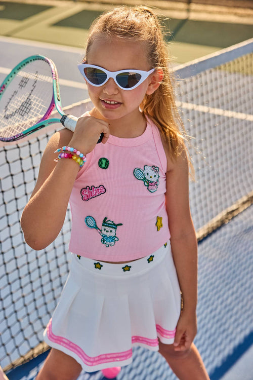Lola + The Boys Tops 2 Beaded Hello Kitty® and Friends Tennis Tank