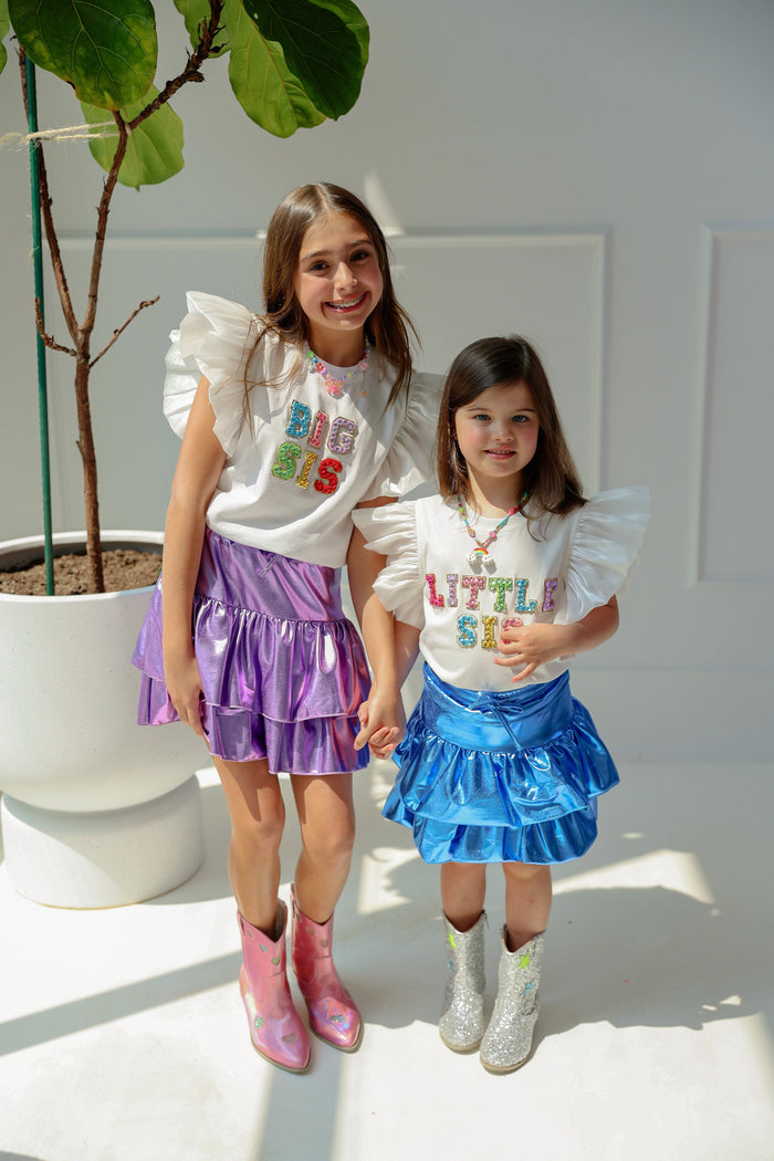 lola-new-arrival Tops Big Sis Gem Ruffle T-Shirt