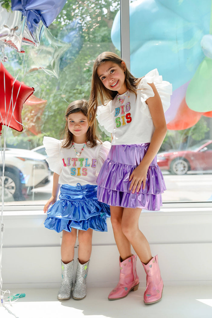 lola-new-arrival Tops Big Sis Gem Ruffle T-Shirt