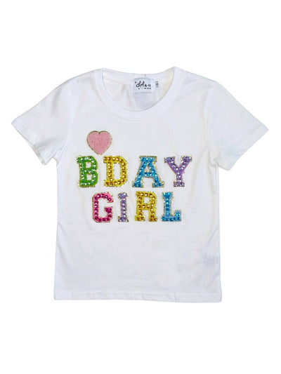 Lola + The Boys Tops Birthday Girl Gem T-Shirt